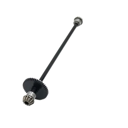 PLOQAZEH Für WLtoys 1/14 144010 144001 144002 Metall Zentrale Antriebswelle Montage RC Auto Upgrade Teile Geändert Zubehör DIY Teile RC Autoteile(Black) von PLOQAZEH
