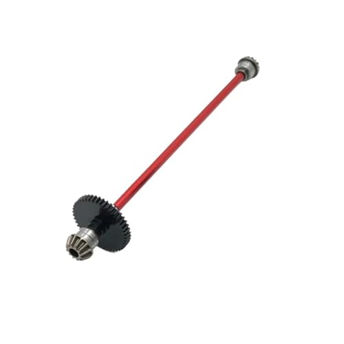 PLOQAZEH Für WLtoys 1/14 144010 144001 144002 Metall Zentrale Antriebswelle Montage RC Auto Upgrade Teile Geändert Zubehör DIY Teile RC Autoteile(Red) von PLOQAZEH