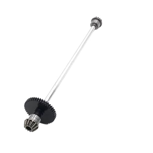 PLOQAZEH Für WLtoys 1/14 144010 144001 144002 Metall Zentrale Antriebswelle Montage RC Auto Upgrade Teile Geändert Zubehör DIY Teile RC Autoteile(Silver) von PLOQAZEH