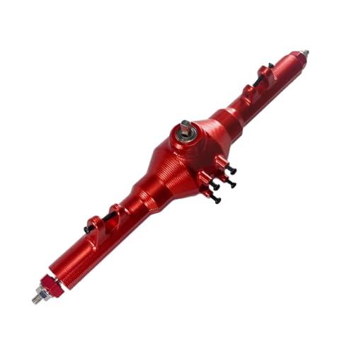 PLOQAZEH Für WLtoys 12428 12423 12427 12428-A 12428-B 12428-C Für Feiyue 1/12 RC Auto Metall Änderung Upgrade Teile Hinterachse Montage RC Autoteile(Red) von PLOQAZEH