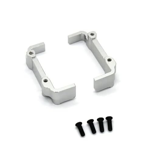 PLOQAZEH Für Wltoys 1/18 184016 1/14 144001 144002 144010 1/12 124007 124016 124017 124018 124019 Metall Batterie Halterung RC Auto Upgrade Teile RC Autoteile(Silver) von PLOQAZEH