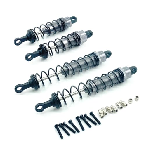 Für Wltoys 12428 12423 12427 12429 Für FY-01 FY-02 FY-03 1/12 Metall Öl Stoßdämpfer RC Auto Upgrades Teile Geändert Zubehör RC Autoteile(Titanium) von PLOQAZEH