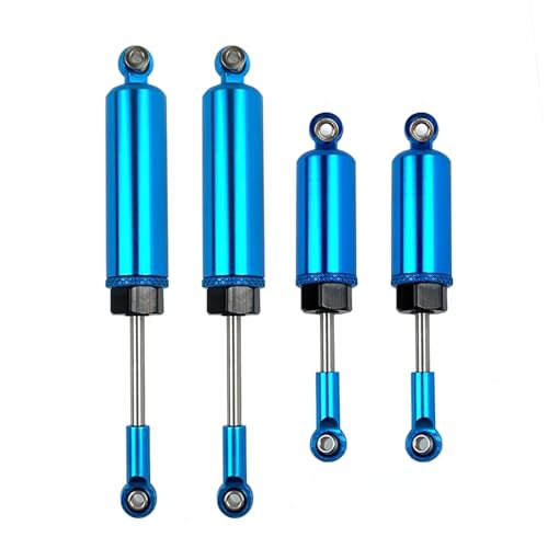 Für Wltoys 12428 12429 12423 FY 01 03 RC 1/12 RC Upgrade Teile Zubehör Legierung CNC 6061 Metall Vorne Hinten Stoßdämpfer RC Autoteile(Blue) von PLOQAZEH