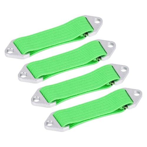 PLOQAZEH RC Autoteile Für 1/10 4Pcs Für LCG Stoßdämpfer Grenze Band Strap RC Crawler Auto DIY Upgrade Teile Ersatz Zubehör(Green) von PLOQAZEH