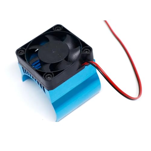 RC Autoteile Für Absima Für CR 1,8 Für Yucatan Für Yikong Für YK4082 Für YK4083 1/8 42mm Motor Lüfter Kühlkörper RC Crawler Auto Upgrade Teile(Blue2) von PLOQAZEH