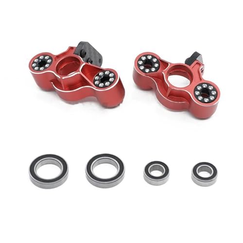 PLOQAZEH RC Autoteile Für Arrma 1/8 Für Typhon Für Talion 1/7 Für Felony Für Mojave Für Infraction Für Limitless Für Fireteam 6S Metall Front Lenkung Block Hinten Hub Carrier RC Auto Teile(Front 1) von PLOQAZEH