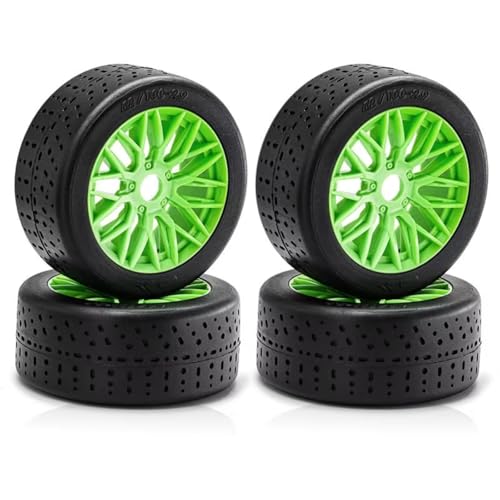 PLOQAZEH RC Autoteile Für Arrma Für Infraction Für Felony Für Limitless 1/7 4 Stücke 100 X42mm 42/100 Reifen Reifen 17mm Rad Hex RC Auto Upgrade Teile Zubehör(White) von PLOQAZEH