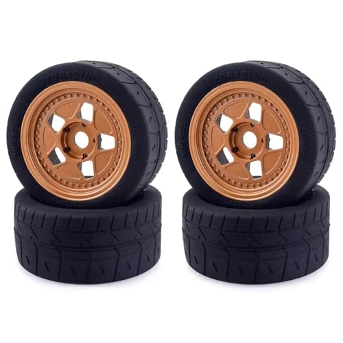 PLOQAZEH RC Autoteile Für Arrma Für ZD Für Racing Für EX07 1/7 2/4PCS 109mm RC Reifen Rad 17mm Hex Hub 8585 Reifen Bürstenlosen RC Für Rennwagen Rc Autos Für Erwachsene(4pcs) von PLOQAZEH