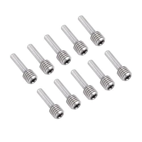 PLOQAZEH RC Autoteile Für Axial Für SCX10 1/10 10Pcs M2 M3 M4 Vordere/Hintere Stoßstange Antriebswellen Stift Schrauben Mittelachse Für Bolzen Stellschraube RC Crawler Auto Modelle(M2) von PLOQAZEH