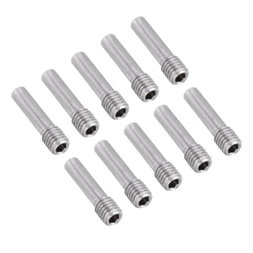 PLOQAZEH RC Autoteile Für Axial Für SCX10 1/10 10Pcs M2 M3 M4 Vordere/Hintere Stoßstange Antriebswellen Stift Schrauben Mittelachse Für Bolzen Stellschraube RC Crawler Auto Modelle(M3) von PLOQAZEH
