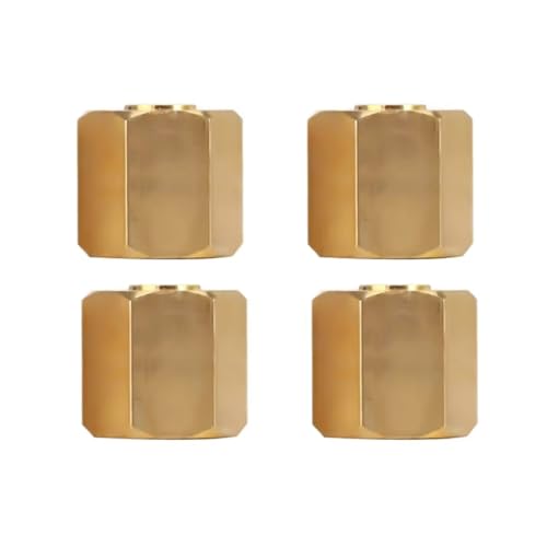 PLOQAZEH RC Autoteile Für Axial Für SCX10 90046 RR10 Für RGT Für 86100 Für MST Für UTB18 1/10 4 Stück Gewichtete Rad Hex Hub 8/9/10MM(12mm) von PLOQAZEH