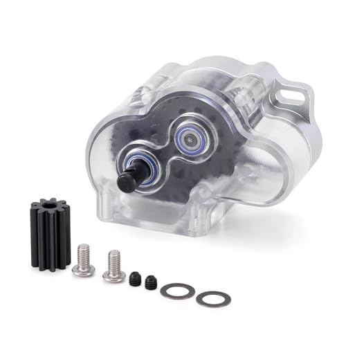 RC Autoteile Für Axial Für SCX10 Für SCX10 II 90046 1/10 Für LCG Chassis Kit Rahmen Träger Schocks Antriebswellen Stoßstange Übertragung Links RC Crawler Upgrade Teile(Transmission 2) von PLOQAZEH
