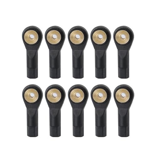 RC Autoteile Für Axial Für SCX10 Für TRX-4 1/10 10Pcs M2/M3 Ball End Kopf Joint Kupplung Dichtung Modifikation Zubehör RC Crawler Auto Upgrade Teile(19mm M2) von PLOQAZEH