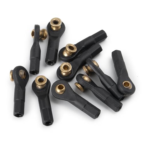 PLOQAZEH RC Autoteile Für Axial Für SCX10 Für TRX-4 1/10 10Pcs M2/M3 Ball End Kopf Joint Kupplung Dichtung Modifikation Zubehör RC Crawler Auto Upgrade Teile(26mm M2) von PLOQAZEH