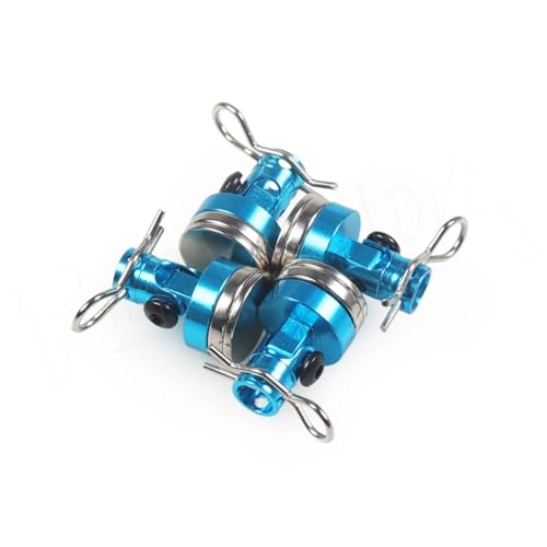 PLOQAZEH RC Autoteile Für Axial Für SCX10 Für TRX4 D90 D110 Für HSP Drift Für Sakura Für Redcat 1/10 Karosseriepfosten Magnet Unsichtbare Festhalterung Mit Clip RC-Auto(Blue) von PLOQAZEH