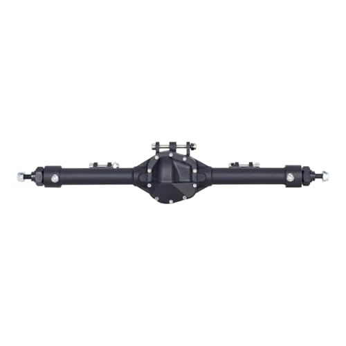 PLOQAZEH RC Autoteile Für Axial Für SCX10 II VS4-10 1/10 CNC Aluminium Achse Legierung Vorne Und Hinten Gerade Achsen RC Crawler Upgrade Teile Ersatz Teile(Black,Rear) von PLOQAZEH