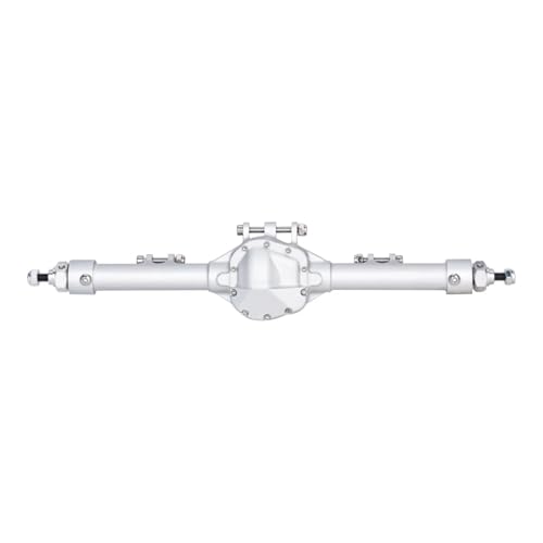 PLOQAZEH RC Autoteile Für Axial Für SCX10 II VS4-10 1/10 CNC Aluminium Achse Legierung Vorne Und Hinten Gerade Achsen RC Crawler Upgrade Teile Ersatz Teile(Silver,Rear) von PLOQAZEH