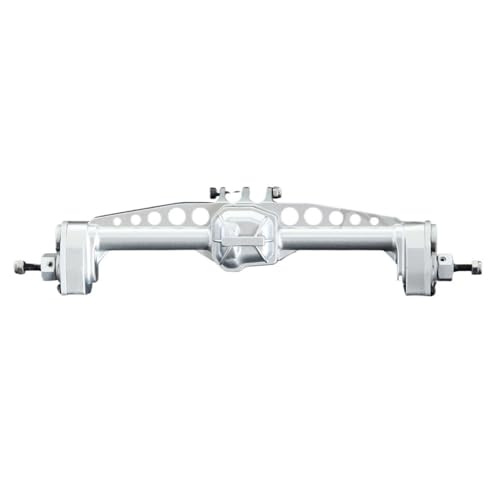 PLOQAZEH RC Autoteile Für Axial Für SCX10 III Für AXI03007 Für Wrangler JL Für AR45 1/10 Achse RC Crawler Auto Upgrade Teil Metall Vorne Hinten Portal Achsen Zubehör(Silver,Rear) von PLOQAZEH