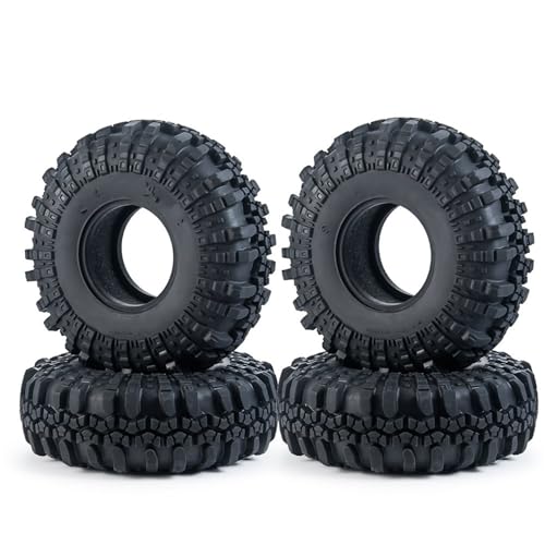 PLOQAZEH RC Autoteile Für Axial Für SCX10 III Für Capra Für TRX-4 1/10 RC Auto Für Monster Truck Upgrade Teile 2,2 Zoll Gummi Reifen Rad Reifen Mit Schaum Auto Zubehör(137mm) von PLOQAZEH