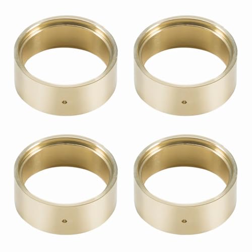 PLOQAZEH RC Autoteile Für Axial Für SCX24 Für Deadbolt C10 Für Gladiator Für Bronco AX24 Beadlock 1/24 4PCS 16g 1,0 Messing Radklemme RC Crawler Räder Upgrade(Brass) von PLOQAZEH