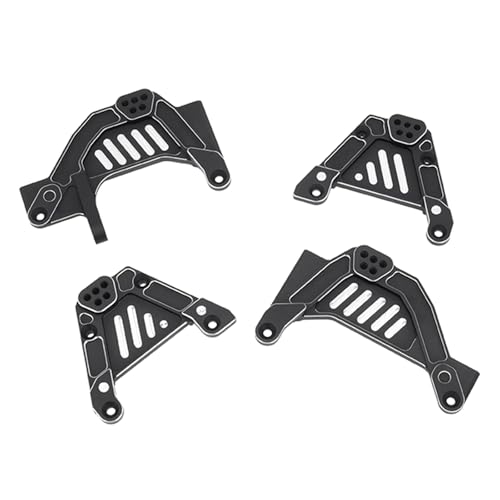 PLOQAZEH RC Autoteile Für Axial Für SCX6 Für JLU Für Wrangler 1/6 Aluminium Vorne Hinten Schock Hoops Schock Türme Halterungen Halterung RC Auto Upgrade Teile von PLOQAZEH