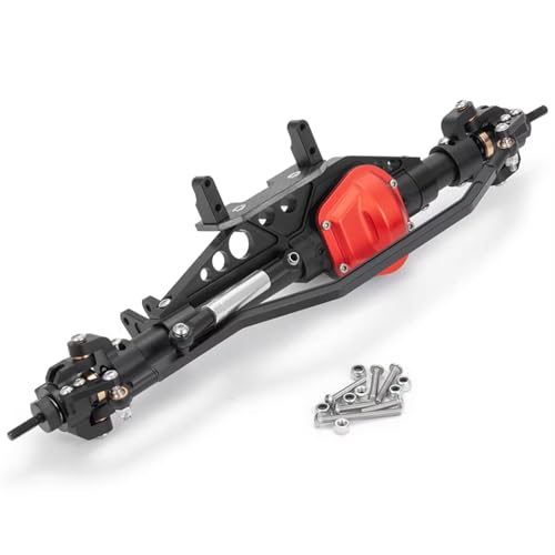 PLOQAZEH RC Autoteile Für Axial Für Wraith Für 90018 90048 90053 1/10 Aluminium Legierung Vor Mitte Hinterachse RC Crawler Auto Modell Upgrade Teile(Front) von PLOQAZEH