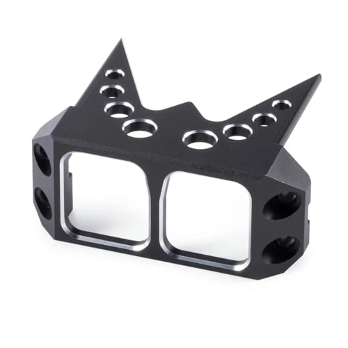 PLOQAZEH RC Autoteile Für Bouncer Für Axial Für Wraith 90018 Für RR10 Für Capra 1.9UTB 1/10 Metall Lenkung Servo Schutz Rüstung Schutzhülle Servo Halterung Ersatz RC Auto Teile(Black) von PLOQAZEH