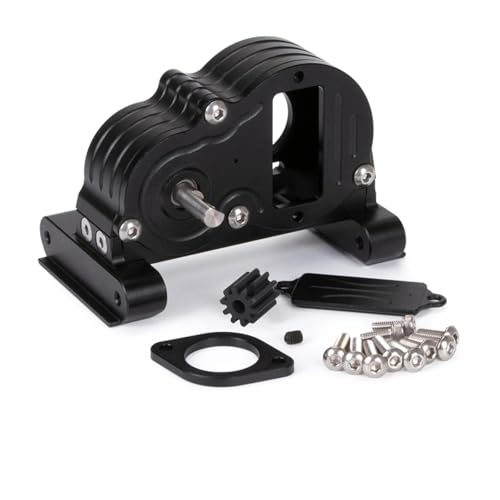 PLOQAZEH RC Autoteile Für Capra F9 1,9 S 2,2 MOA Comp 1/10 Offset Portal Achse Sportliche Baut Carbon Fiber RC Crawler Rigs Für Chassis Mit Links Set(V1 Gearbox) von PLOQAZEH