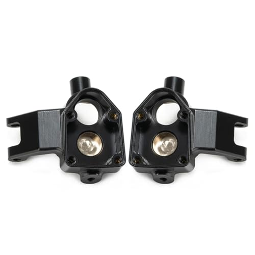 PLOQAZEH RC Autoteile Für Capra Für Buggy Für Axial UTB18 1/18 Upgrade Schwarz Messing Gewichte Achse Portal Abdeckung Lenkung C-Hub Für Unlimited Trail RC Crawler(Portal Box Front) von PLOQAZEH