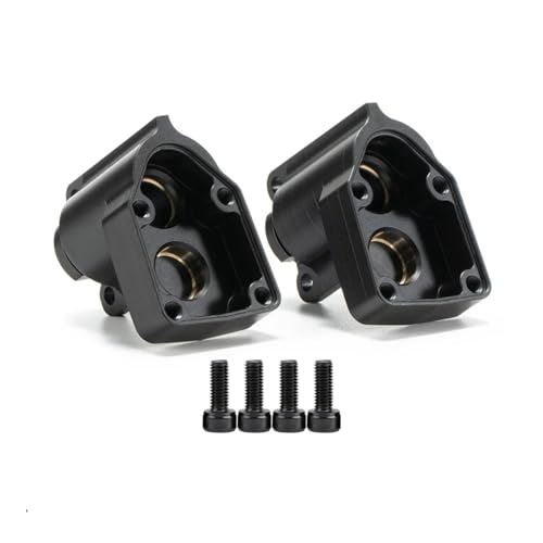 PLOQAZEH RC Autoteile Für Capra Für Buggy Für Axial UTB18 1/18 Upgrade Schwarz Messing Gewichte Achse Portal Abdeckung Lenkung C-Hub Für Unlimited Trail RC Crawler(Portal Box Rear) von PLOQAZEH