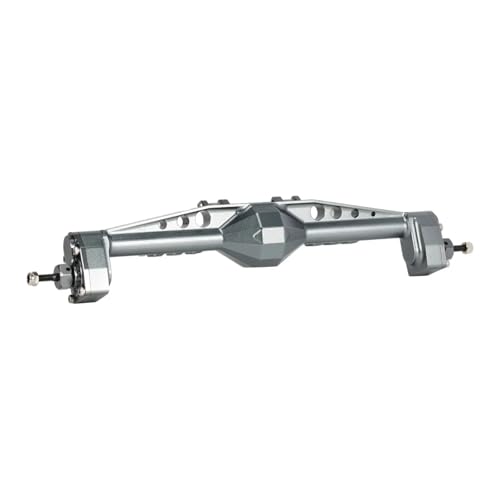 PLOQAZEH RC Autoteile Für Capra Für Wraith Für 1,9UTB 1/10 Offset F9 Portal Achse Mit Einstellbare Obere Link Mount Constant Velocity Driveshift RC Crawler Auto Teile(Gray,Rear Axle) von PLOQAZEH