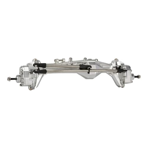 PLOQAZEH RC Autoteile Für Capra Für Wraith Für 1,9UTB 1/10 Offset F9 Portal Achse Mit Einstellbare Obere Link Mount Constant Velocity Driveshift RC Crawler Auto Teile(Silver,Front Axle) von PLOQAZEH