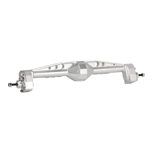 PLOQAZEH RC Autoteile Für Capra Für Wraith Für 1,9UTB 1/10 Offset F9 Portal Achse Mit Einstellbare Obere Link Mount Constant Velocity Driveshift RC Crawler Auto Teile(Silver,Rear Axle) von PLOQAZEH
