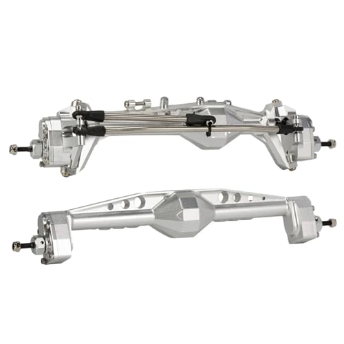 PLOQAZEH RC Autoteile Für Capra Für Wraith Für 1,9UTB 1/10 Offset F9 Portal Achse Mit Einstellbare Obere Link Mount Constant Velocity Driveshift RC Crawler Auto Teile(Silver,Set) von PLOQAZEH