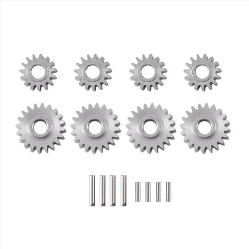 PLOQAZEH RC Autoteile Für FMS Für FCX24 1/24 8Pcs Overdrive Stahl Portal Achse Getriebe Set 20T 15T RC Crawler Auto Upgrade Teile PLOQAZEH RC Autoteile Für FMS Für FCX24 1/24 8Pcs Overdrive Stahl Portal Achse Getriebe Set 20T 15T RC Crawler Auto Upgrade Teile von PLOQAZEH