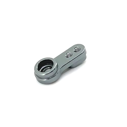 PLOQAZEH RC Autoteile Für FMS Für FCX24 1/24 Metall Servo Arm Servo Horn RC Crawler Auto Upgrade Teile Ersatz Zubehör(Gray) von PLOQAZEH