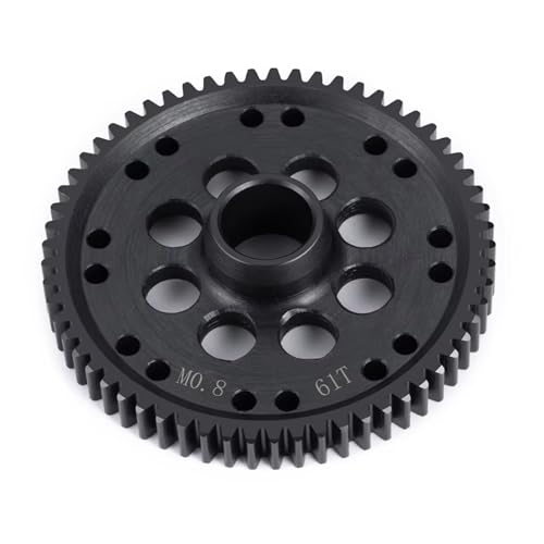 PLOQAZEH RC Autoteile Für Gorgon 4x2 Für Mega 550 Für Gebürstet 1/10 M 0,8 61T 32P Metall Spur Hauptgetriebe Für Monster Truck Upgrade Teile von PLOQAZEH