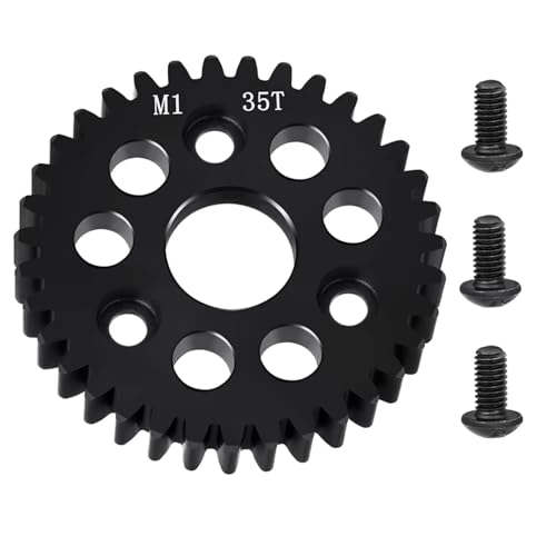 PLOQAZEH RC Autoteile Für HPI Für E-Revo2.0 Für Arrma Metall M1 Spur Hauptgetriebe RC Auto Für Monster Truck RC Upgrade Teile Zubehör(35T) von PLOQAZEH
