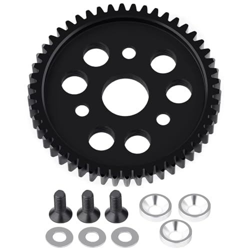PLOQAZEH RC Autoteile Für HPI Für E-Revo2.0 Für Arrma Metall M1 Spur Hauptgetriebe RC Auto Für Monster Truck RC Upgrade Teile Zubehör(39T) von PLOQAZEH