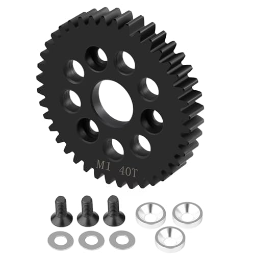 PLOQAZEH RC Autoteile Für HPI Für E-Revo2.0 Für Arrma Metall M1 Spur Hauptgetriebe RC Auto Für Monster Truck RC Upgrade Teile Zubehör(40T) von PLOQAZEH