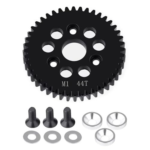 PLOQAZEH RC Autoteile Für HPI Für E-Revo2.0 Für Arrma Metall M1 Spur Hauptgetriebe RC Auto Für Monster Truck RC Upgrade Teile Zubehör(44T) von PLOQAZEH