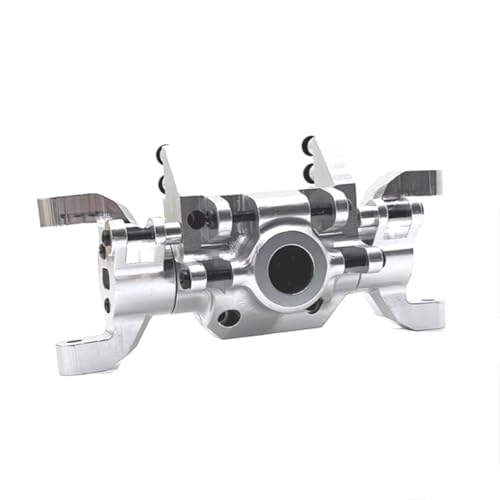 PLOQAZEH RC Autoteile Für HuangBo 1/10 ZP1001 ZP1002 ZP1003 ZP1004 Metall Upgrade Zubehör Vorderachse Gehäuse RC Auto Ersatzteile(Silver) von PLOQAZEH