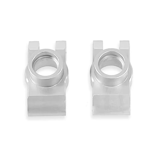 PLOQAZEH RC Autoteile Für Jjrc Für Q130A Q130B Q141 16201 Q117A Q117B Q117C Q117D 1/16 High Speed ​​RC Auto Verbesserte Metallbeschläge Hinterachse Für Sitz Hinterrad(Silver) von PLOQAZEH