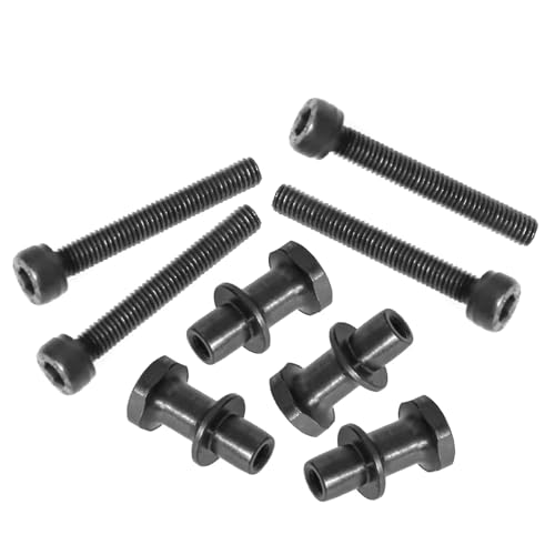 RC Autoteile Für Kyosho Für MP10 Für MP9 1/8 4 Stücke Schwarz Metall Stahl Schock Bush IF346-04 RC Auto Upgrade Teile Zubehör von PLOQAZEH