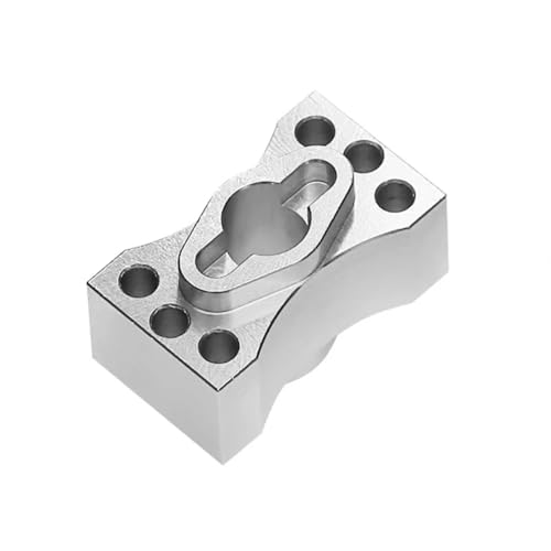 PLOQAZEH RC Autoteile Für Losi Für LMT 4WD Feste Achse Für Monster Truck 1/8 RC Auto Metall Differential Spool Diff Locker Spool Upgrade Teile Zubehör(Silver) von PLOQAZEH
