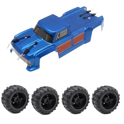 PLOQAZEH RC Autoteile Für MJX 14210 Für Hyper Für Go H14BM 1/14 Für Monster Truck Körper Shell Rad Reifen RC Auto Upgrade Teile Zubehör Spielzeug Hobbies Modifikation(Body with Wheel 2) von PLOQAZEH