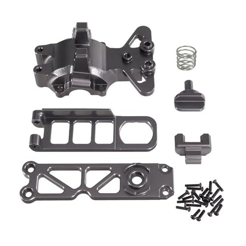 PLOQAZEH RC Autoteile Für MJX Für Hyper Go Für 16207 16208 16209 16210 H16BM H16PL H6V3 M162 M163 1/16 Front Upper Getriebe Abdeckung Batterie Clip Upgrade Metall Zubehör(Metallic) von PLOQAZEH