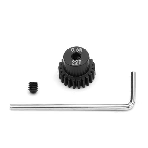 RC Autoteile Für MJX Für Hyper Go Für H16 Für 16207 Stahl Motor Getriebe 14T 19T 22T 26T RC Auto Upgrade Teile Zubehör(22t) von PLOQAZEH