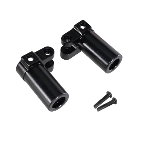 PLOQAZEH RC Autoteile Für MN Für MN128 MN86 G500 1/12 Geeignet Für Die Aufrüstung Von Fernbedienung Auto Upgrade Teile Und Zubehör Metall Hinterachse Hinten Tasse(Black) von PLOQAZEH