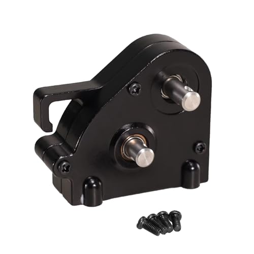 PLOQAZEH RC Autoteile Für MN Für MN128 MN86 MN86S G500 1/12 Medium Welle Box Montage Metall Upgrade Teile Fernbedienung Rc Crawler Auto Zubehör(Black) von PLOQAZEH